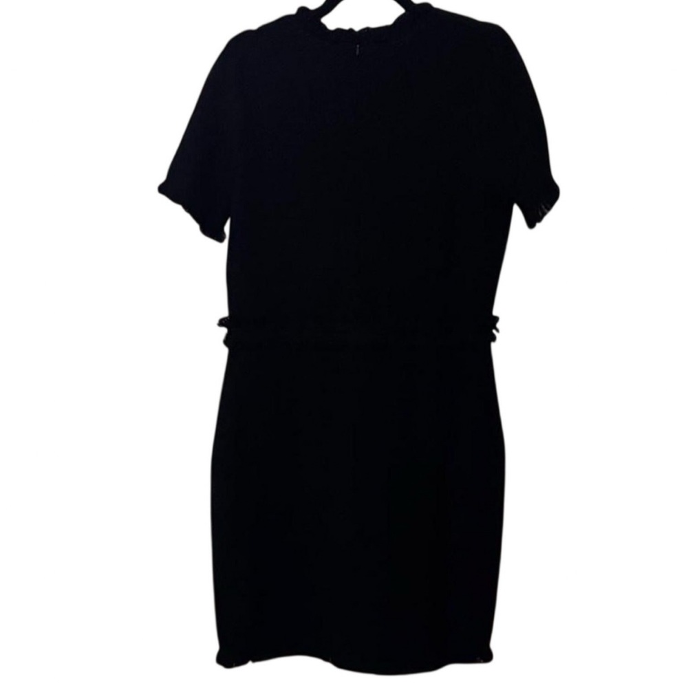 NWT MICHAEL Michael Kors Women’s Office Chic Black Textured Knit Dress — LARGE - Picture 5 of 5